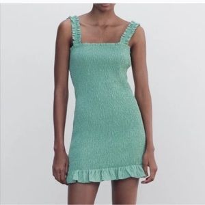 Zara Ruffle Mini Dress
